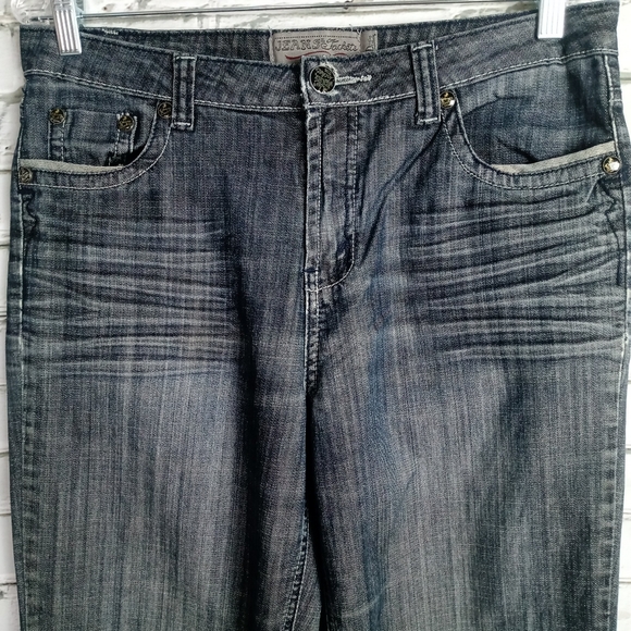 LOIS Womens Distressed Relaxed Blue Jeans Size 10 - Picture 6 of 14